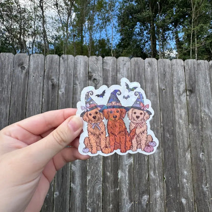 Spooky Dogs Sticker image 0